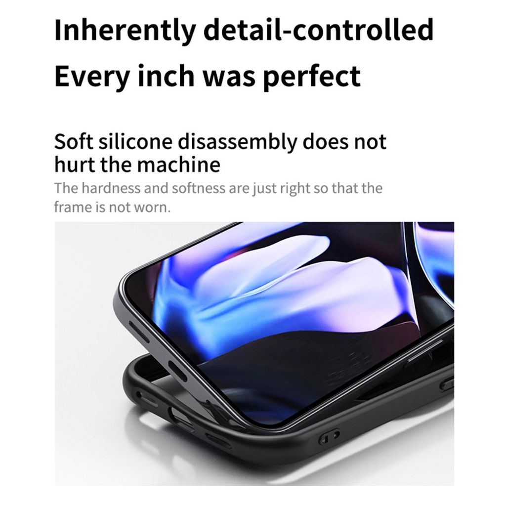 Google Pixel 11 Pro XL MagSafe Deksel med støtte - Sølv