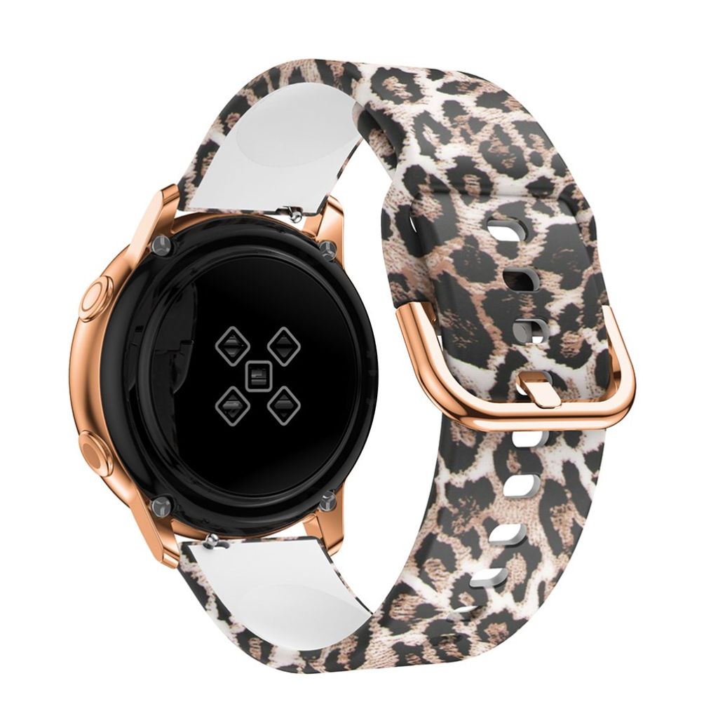 Samsung Gear S3 Frontier/Classic m.fl. Klockarmband med Tryck - Leopard