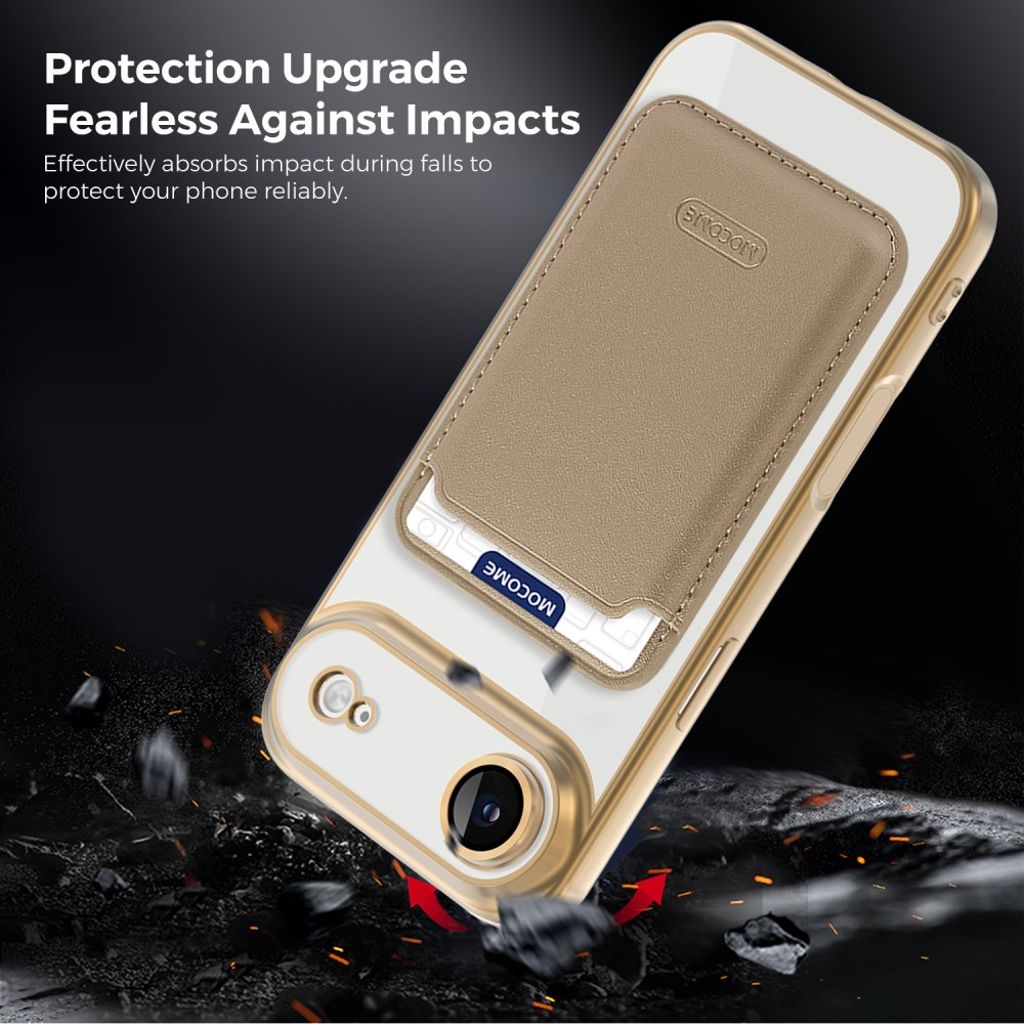 iPhone Air MagSafe Kuori Irrotettavalla Kortin haltijalla - Desert Gold