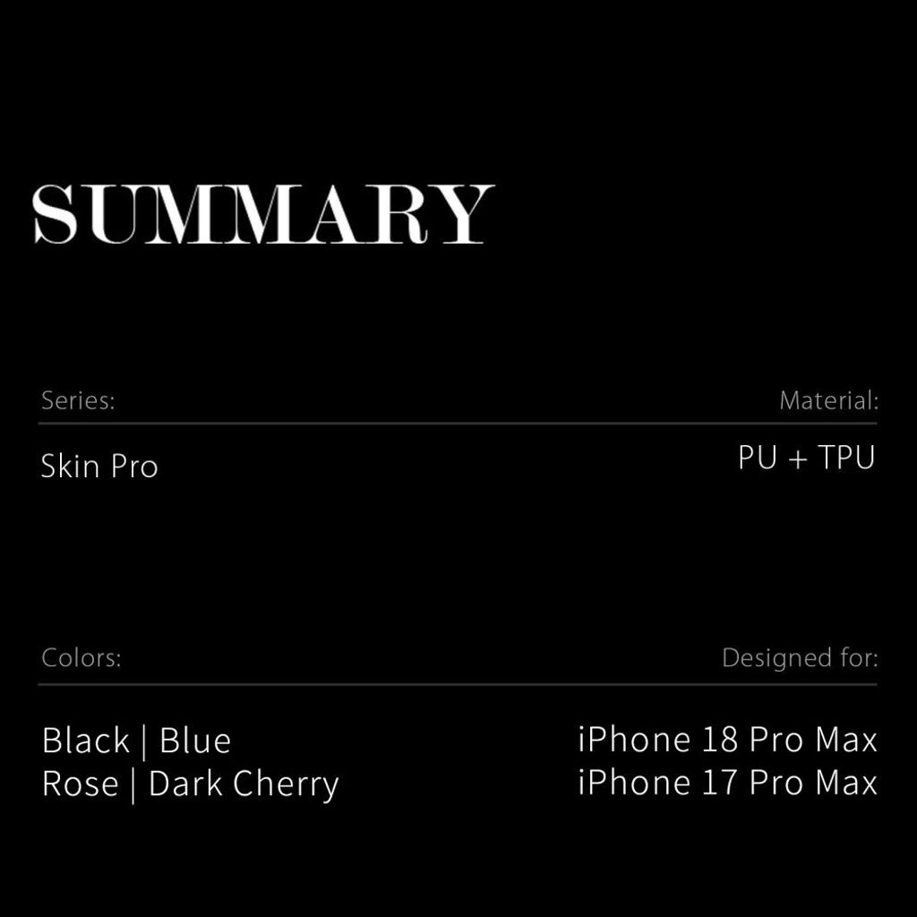 DUX DUCIS iPhone 18 Pro Max / 17 Pro Max Lompakkokotelo PU-nahka - Dark Cherry