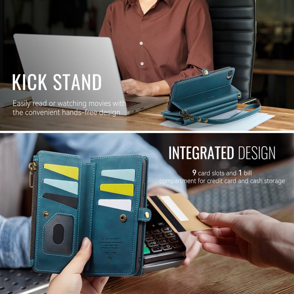 CASEME iPhone 6 Plus / 7 Plus / 8 Plus Fodral - Grön