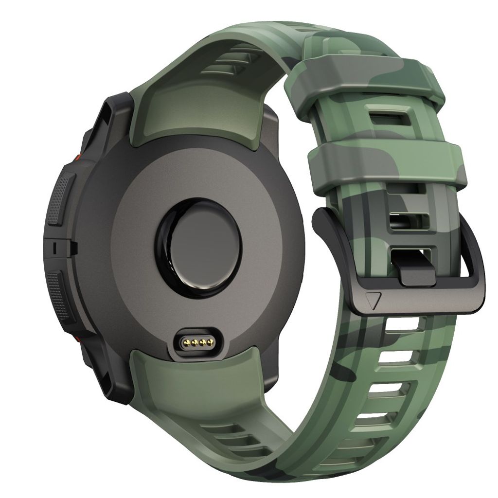 Garmin Instinct 3 45mm Watch Strap with Camouflage print - Green