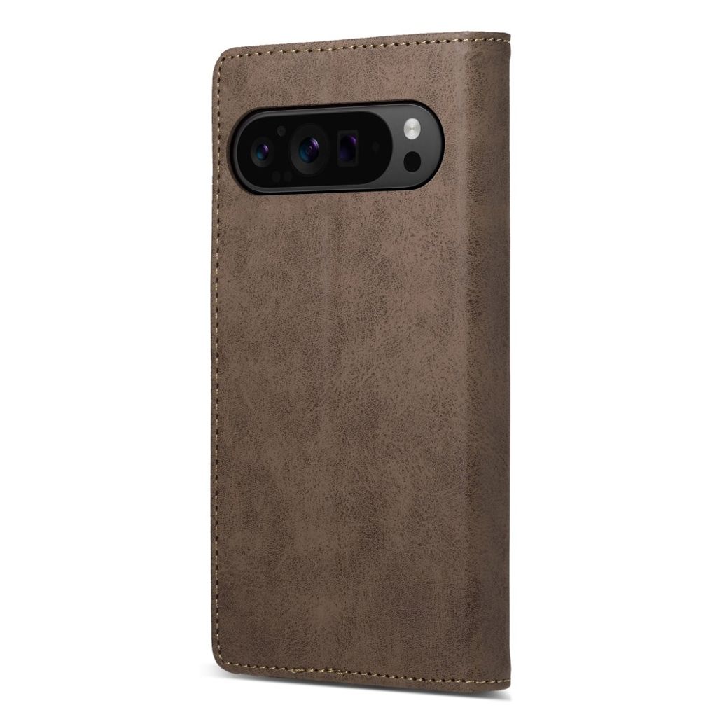 Google Pixel 11 / 11 Pro Plånboksfodral i PU-läder - Brun