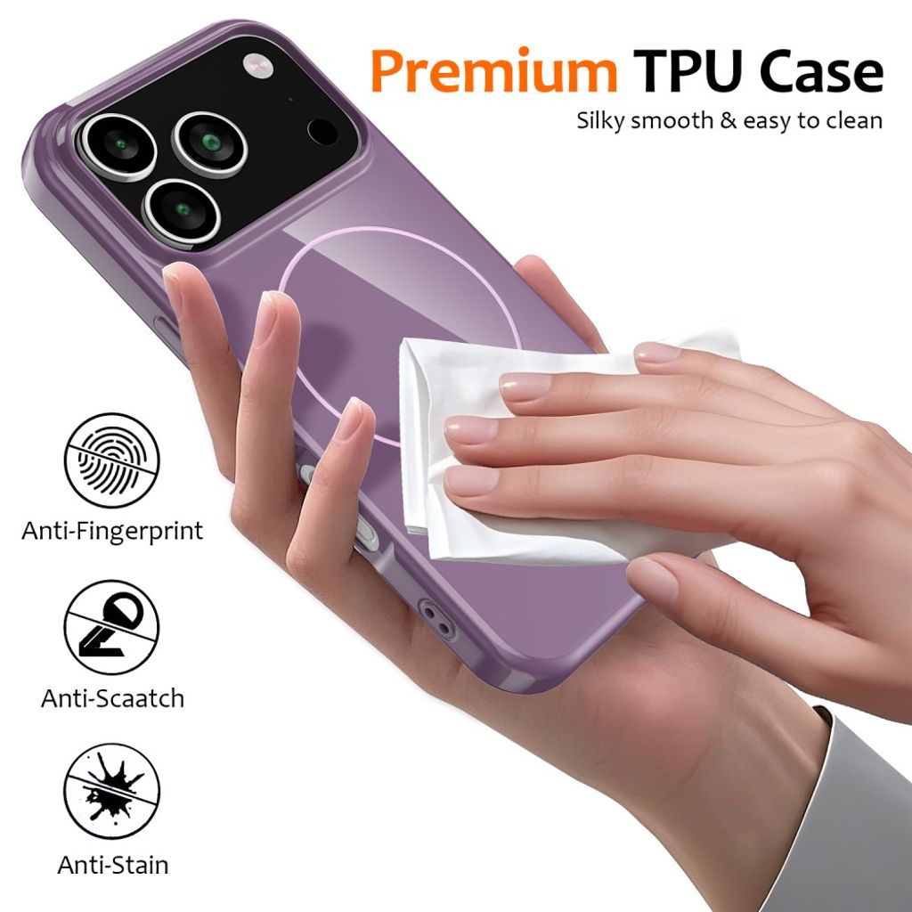 iPhone 17 Pro Max Case with Carrying strap - Purple