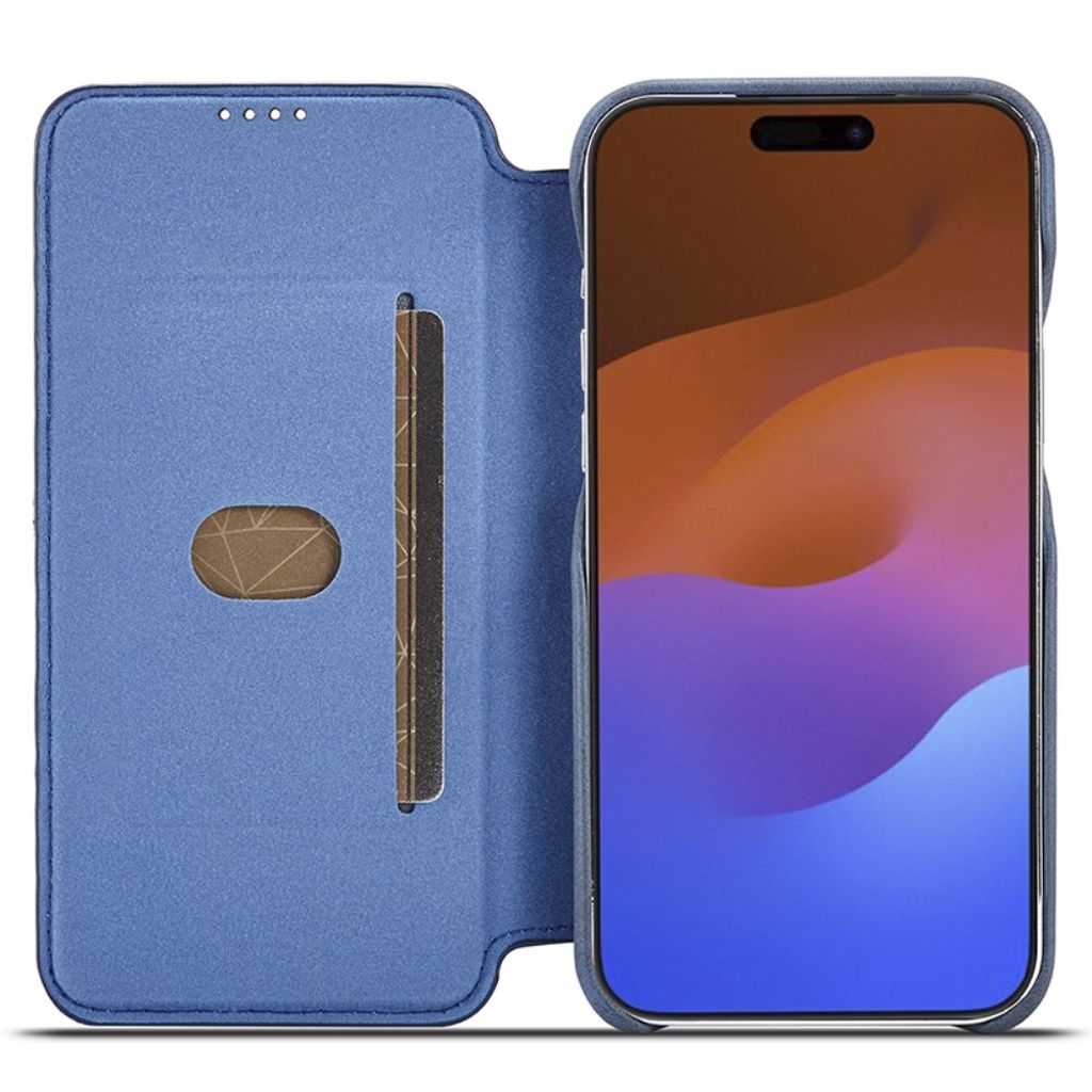 LC.IMEEKE iPhone 15 Pro Max Etui med Stativ - Blå