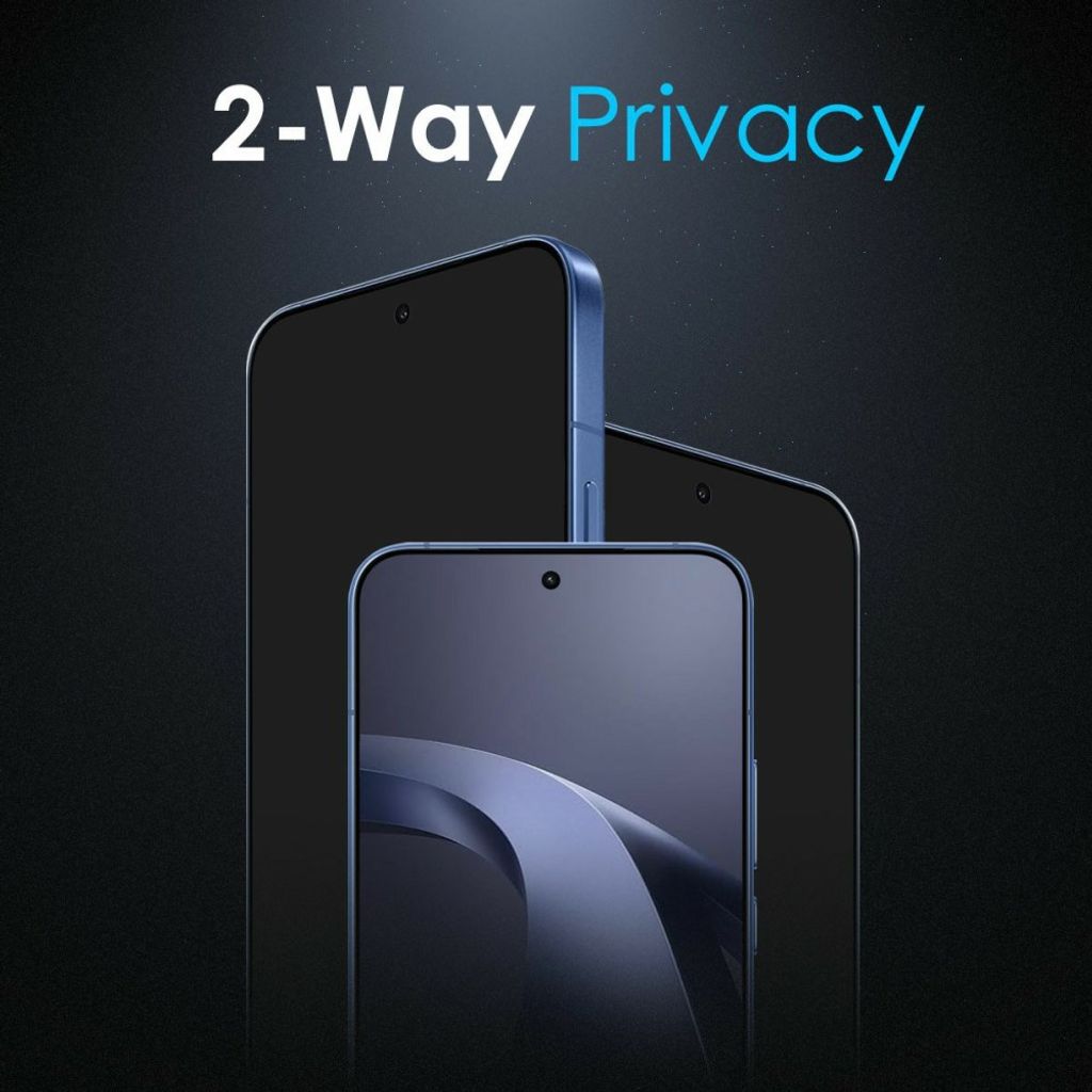 NORTHJO Xiaomi 17T Pro Privacy Näytönsuoja - Musta