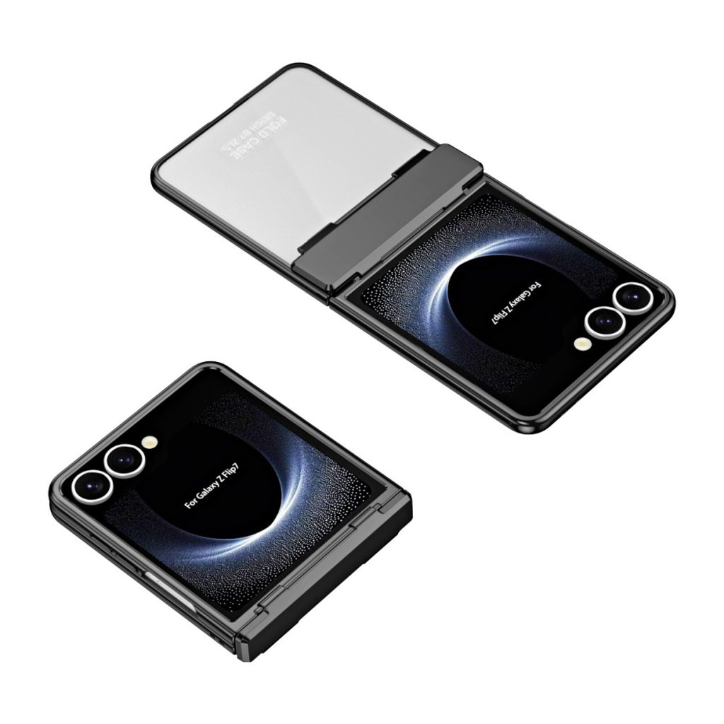 Samsung Galaxy Z Flip7 5G Skal med skärmskydd - Svart