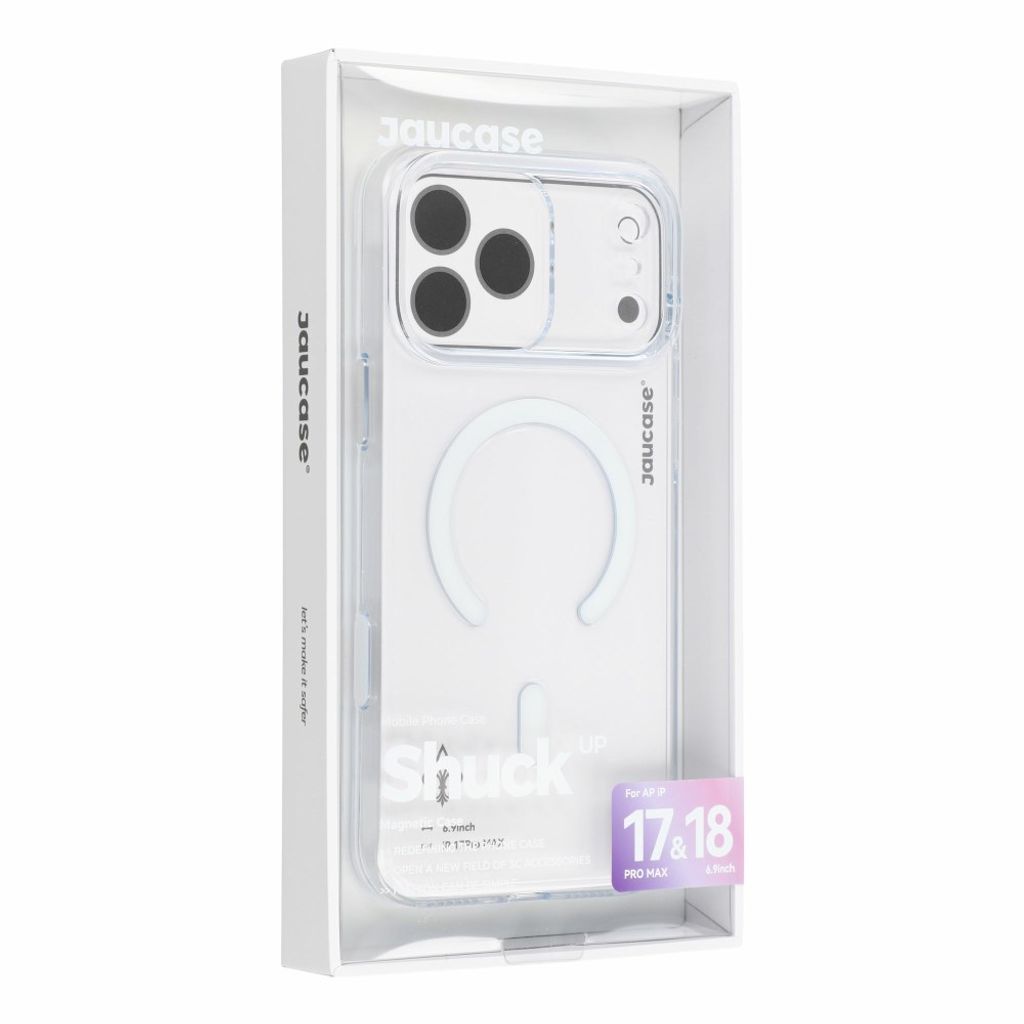 JAUCASE iPhone 18 Pro Max/17 Pro Max MagSafe Kuori - Läpinäkyvä