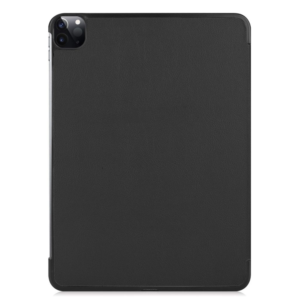 iPad Air 13" / Pro 12.9" Tri-fold flip cover i kunstlæder - Sort