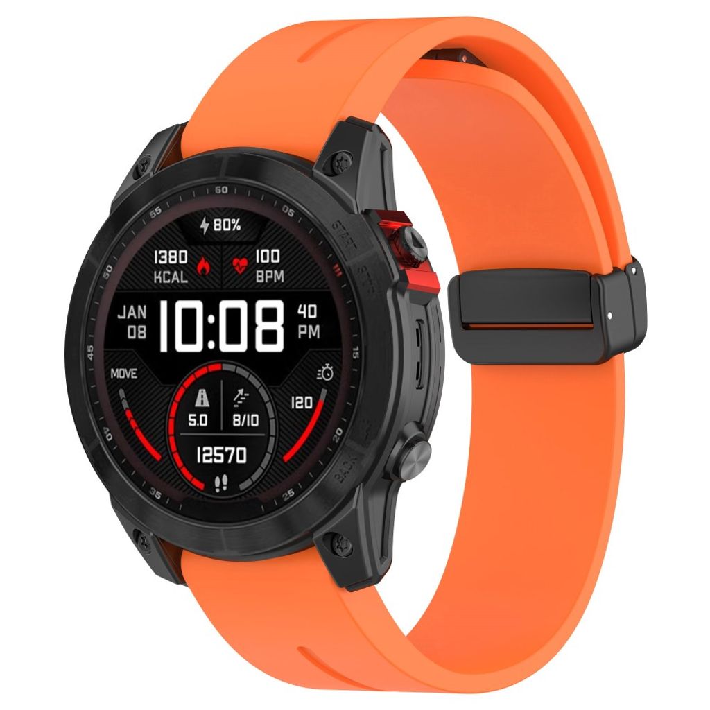 Garmin Fenix 8 47mm etc. Watch Strap with Tools - Orange