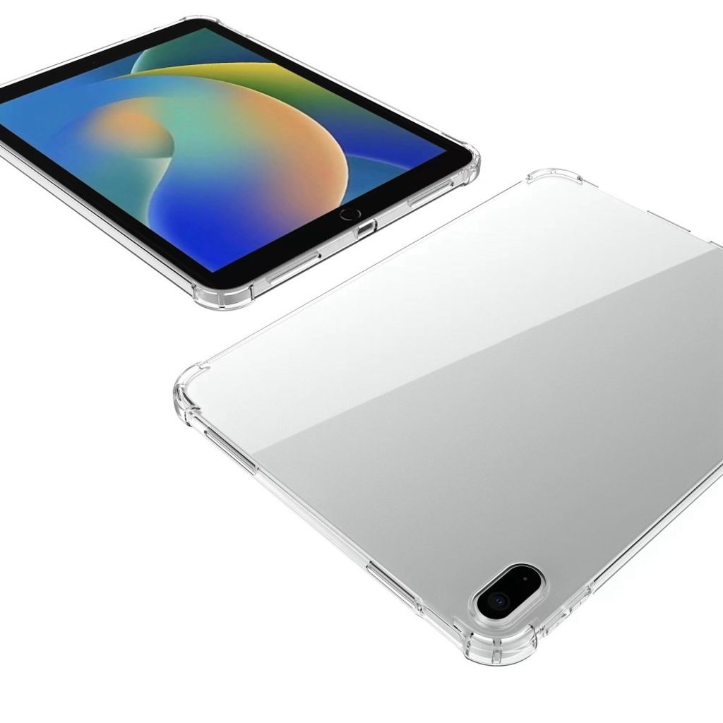 iPad A16 11" 2025 / 10. sukupolven 10.9" 2022 Iskunkestävä TPU kuori - Läpinäkyvä