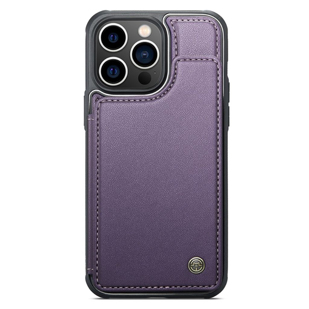 CASEME iPhone 13 Pro Max Lompakkokuori RFID-estolla - Violetti
