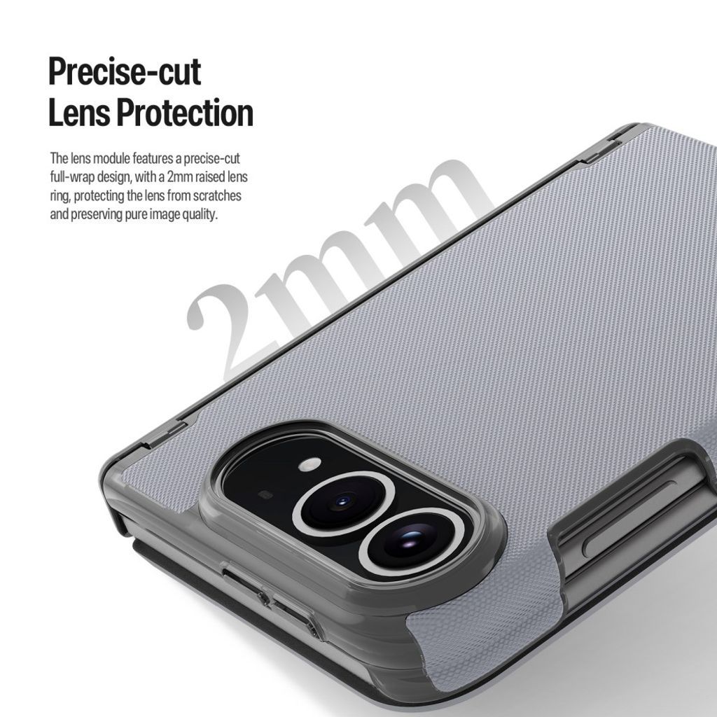 DUX DUCIS iPhone Duo Kotelo korttitaskulla - Harmaa