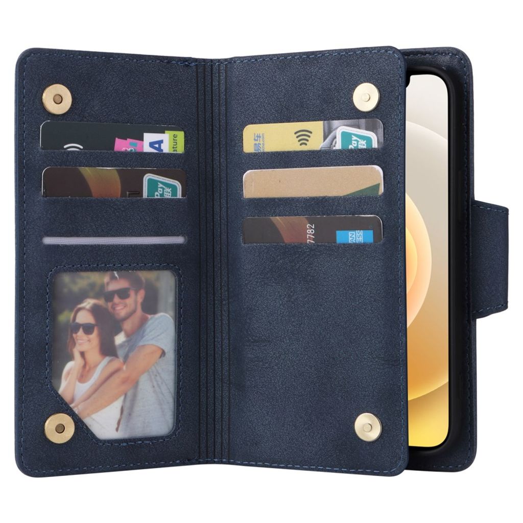 iPhone 12 Mini Kotelo Jalusta - Sininen