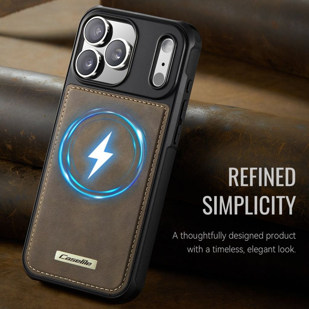 CASEME iPhone 18 Pro Max/17 Pro Max MagSafe-kompatibelt Deksel - Brun