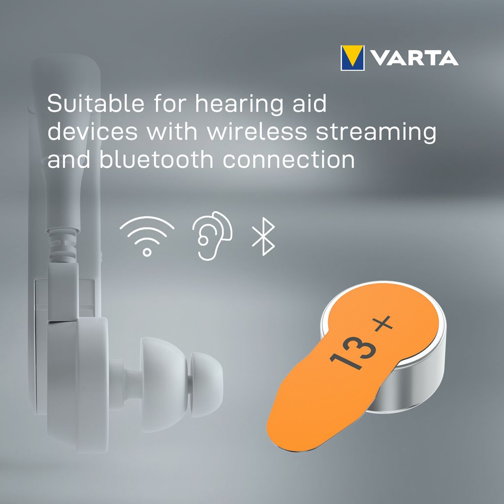 VARTA høreapparatbatterier 13, 8-pak