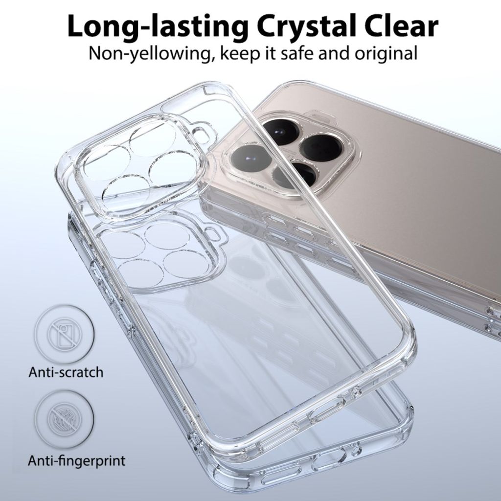 Xiaomi 17T Cover med akrylbagside - Transparent