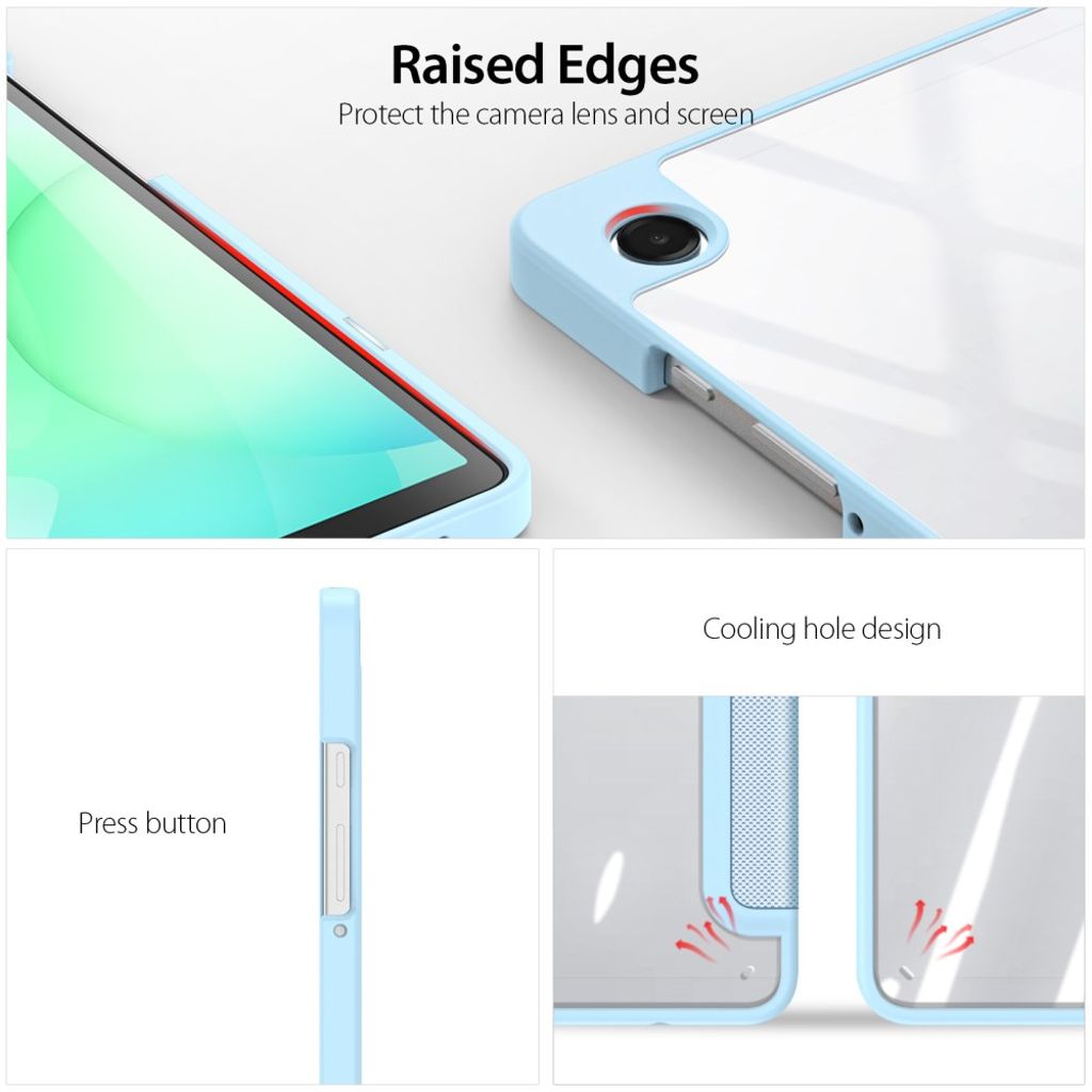 DUX DUCIS Samsung Galaxy Tab A9 / Galaxy Tab A11 Cover - Blue