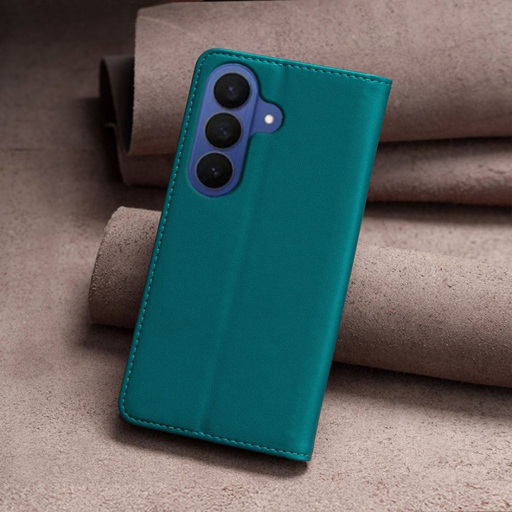 BINFEN COLOR Samsung Galaxy A57 5G Plånboksfodral Stativ – Grön