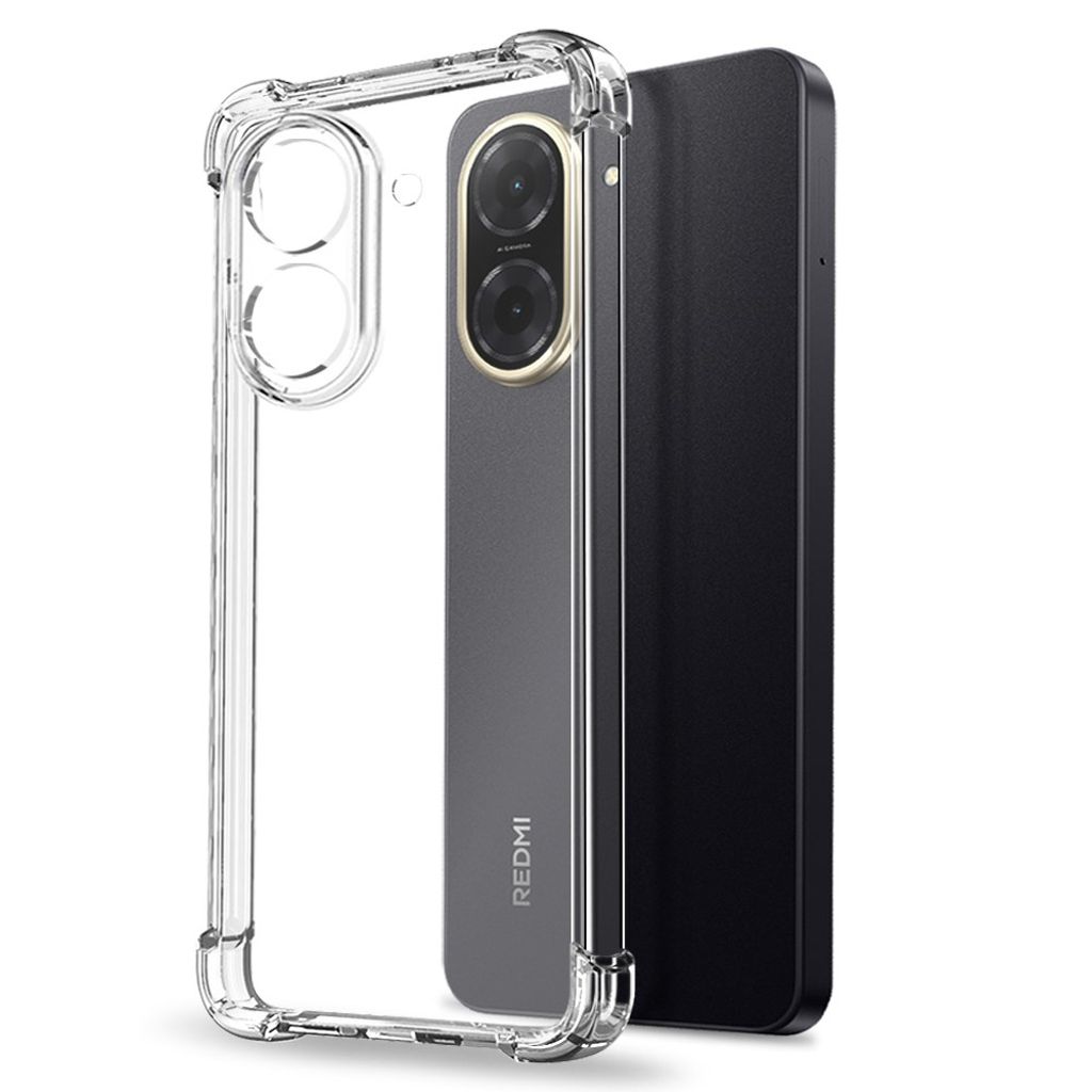 NORTHJO Xiaomi Redmi A5 4G/Poco C71 4G Case with Screen Protector - Transparent