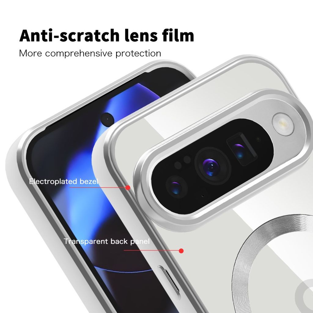 Google Pixel 10 / 10 Pro Case with Wallet - Gray