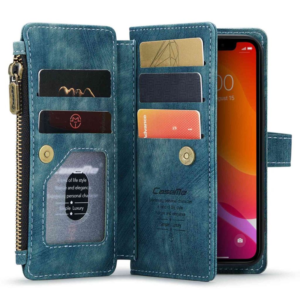 CASEME iPhone 12 Mini Cover with Stand - Blue