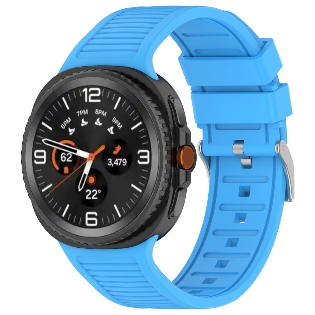 Samsung Galaxy Watch8 Classic 46 mm Kellonranneke, Silikoni - sininen