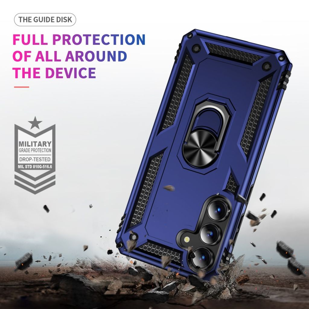 Samsung Galaxy S25 FE Case with Stand - Blue