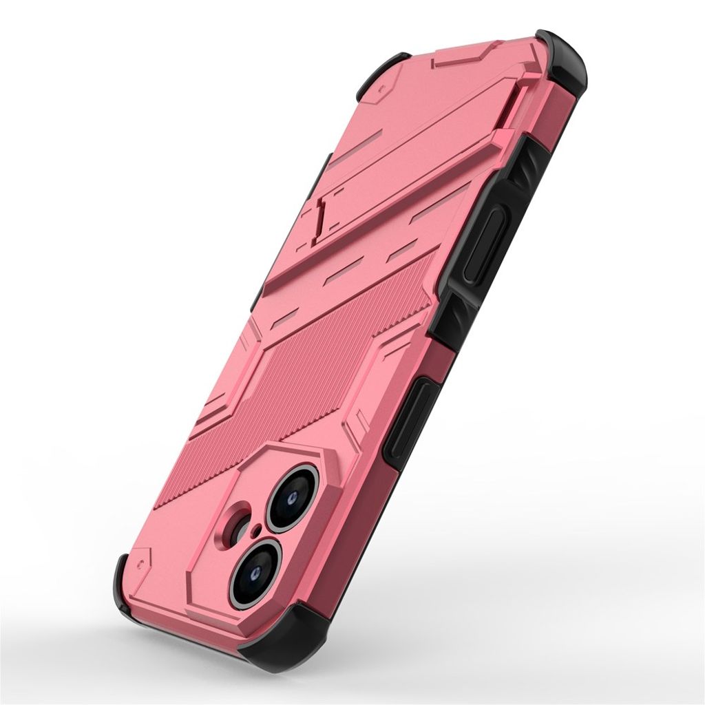 iPhone 17 Skal med Stativ - Rosa
