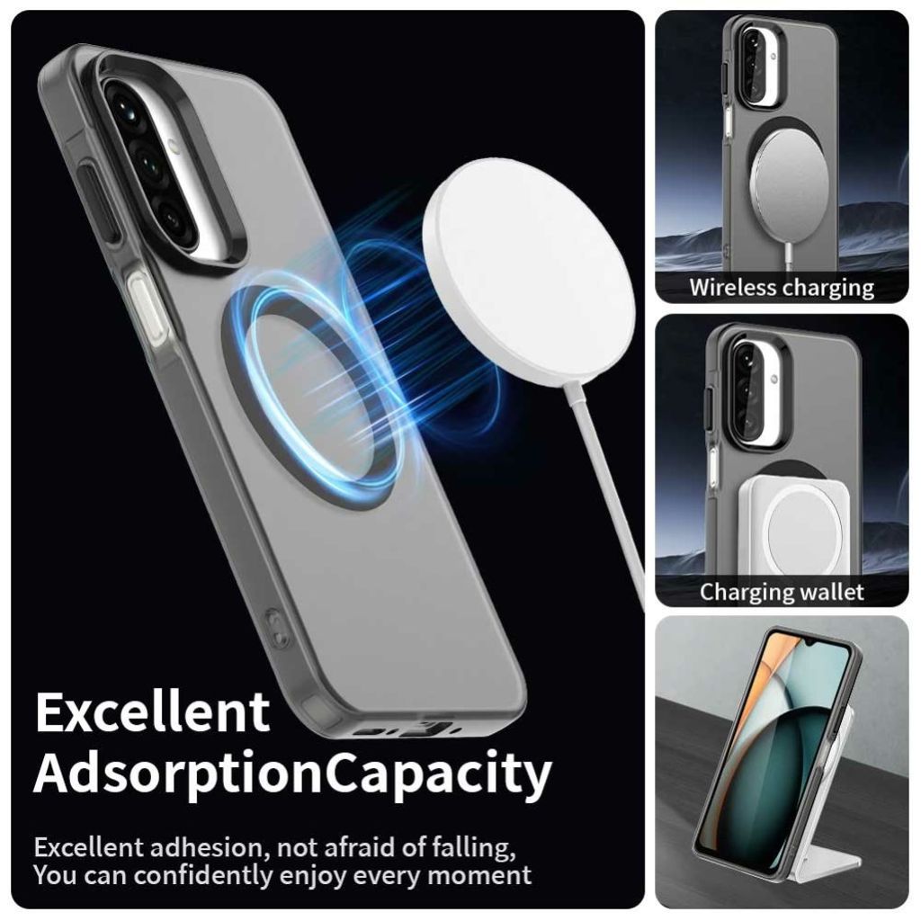 Samsung Galaxy A17 5G / A16 5G / A16 4G Cover med MagSafe - Sort