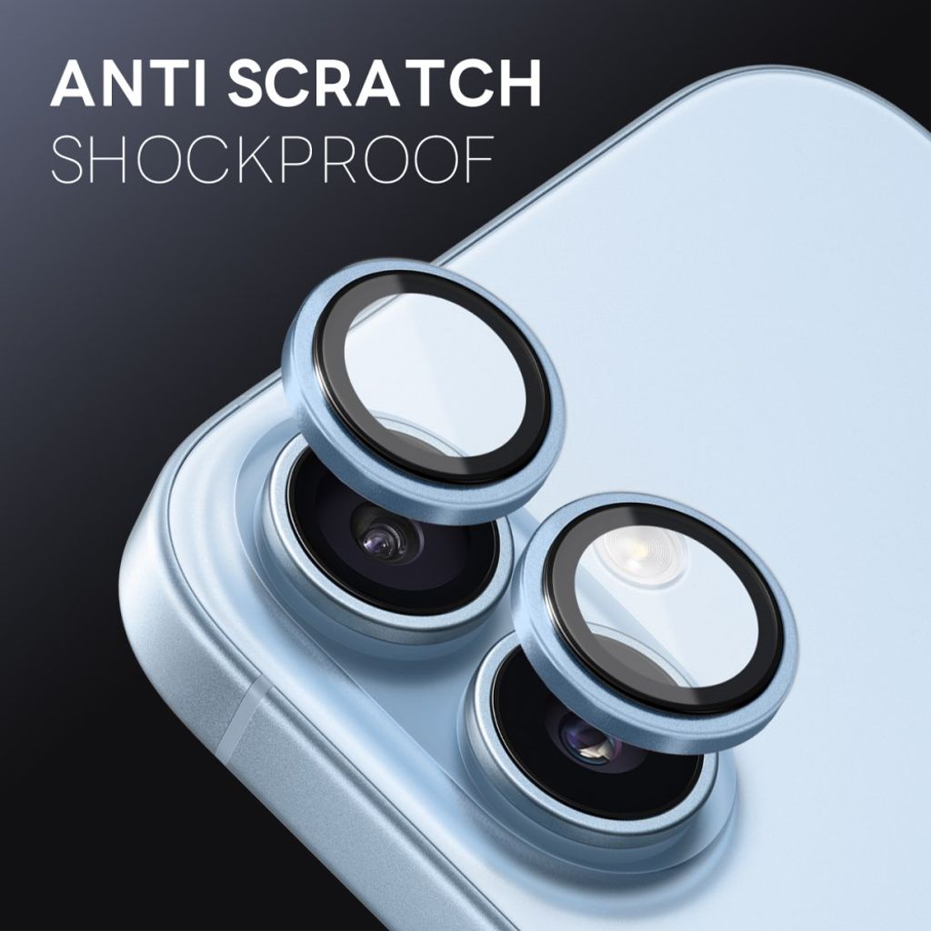 NORTHJO iPhone 17 Lens protector 9H - Blue
