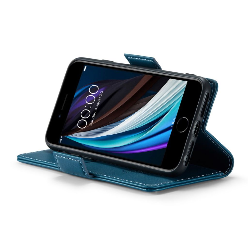 CASEME iPhone 6/6s/7/8/SE 2020/2022 Fodral med Kortfack - Blå