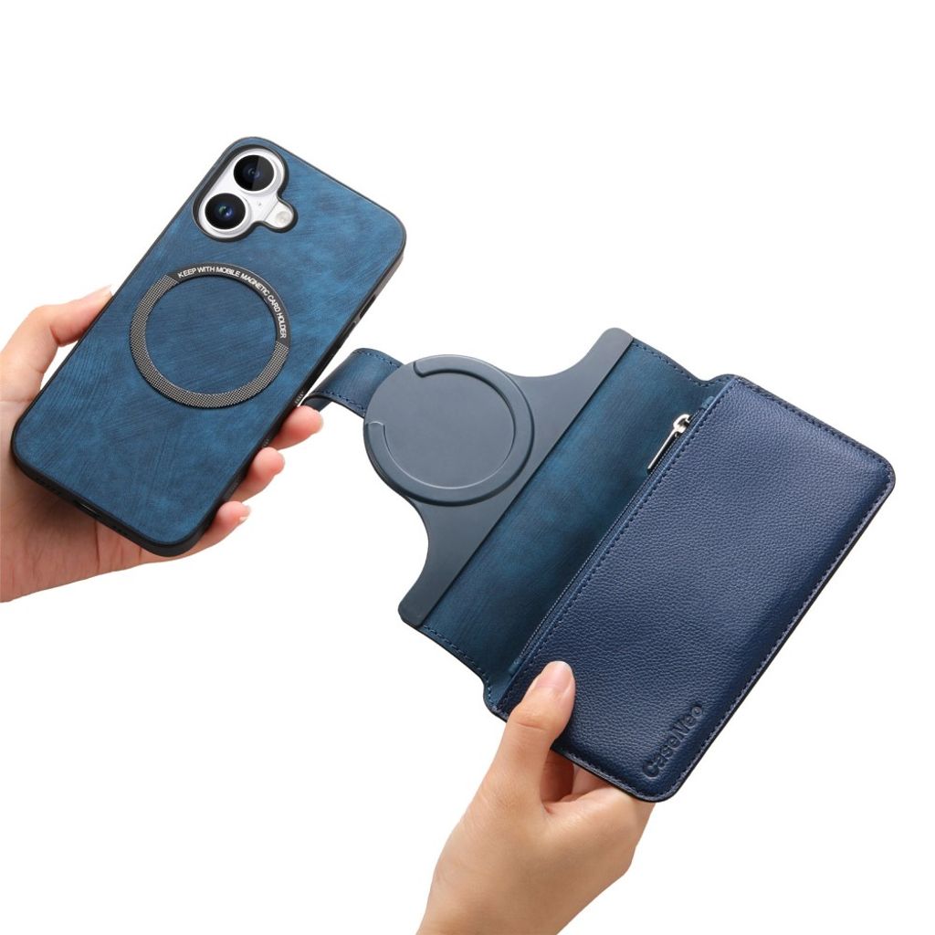 CASENEO iPhone 16 Plus Cover with Stand - Dark blue