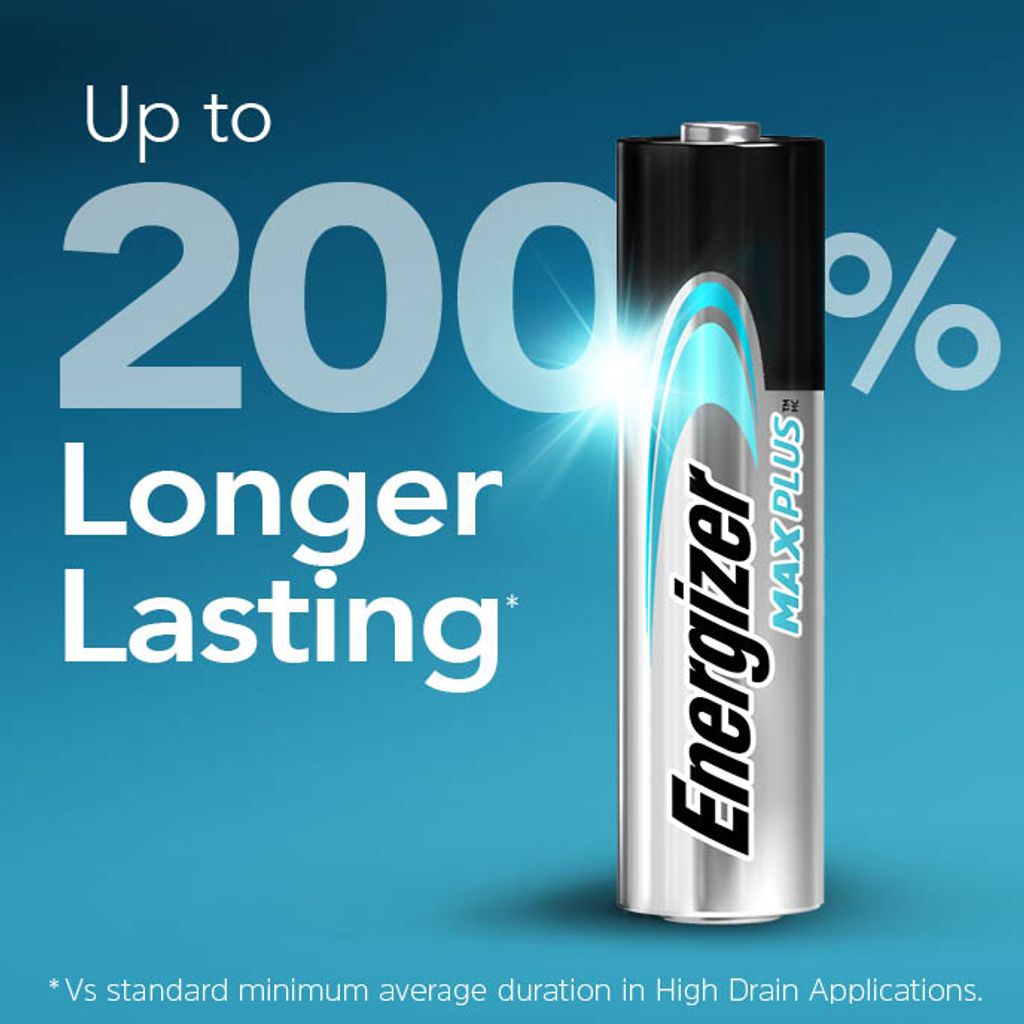 Energizer Max Plus AA-batteri LR6 1,5V – 20-pack