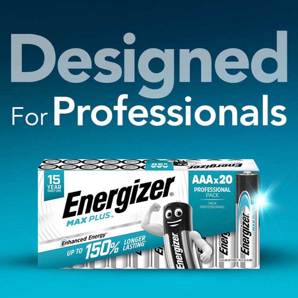 Energizer Max Plus AAA-Batterien LR03 1,5 V – 20er-Packung