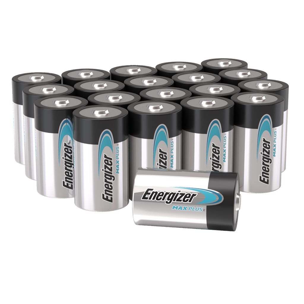 Energizer Max Plus D-Batterie LR20 1,5 V – 20er-Packung