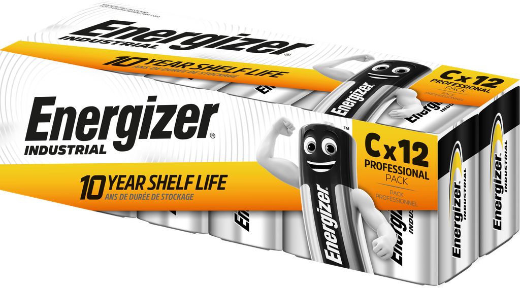 Energizer Industrial C-batterij LR14 1,5V – verpakking van 12 stuks