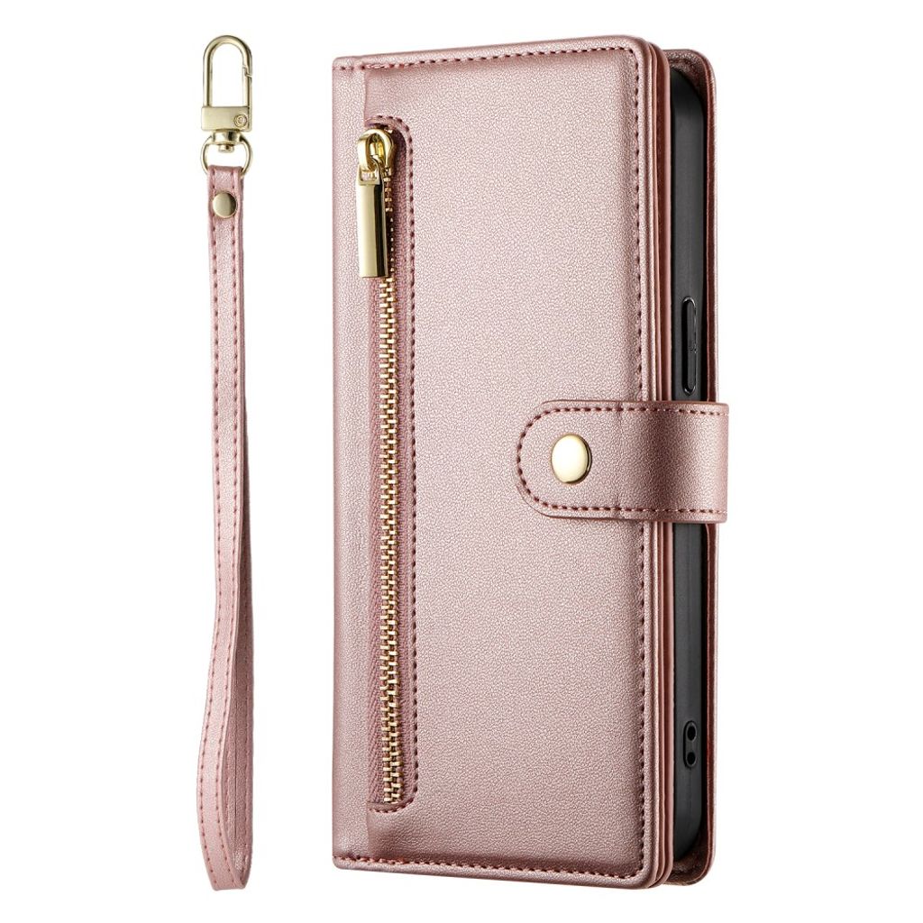 iPhone 17 Pungetui med Bærestrop - Pink