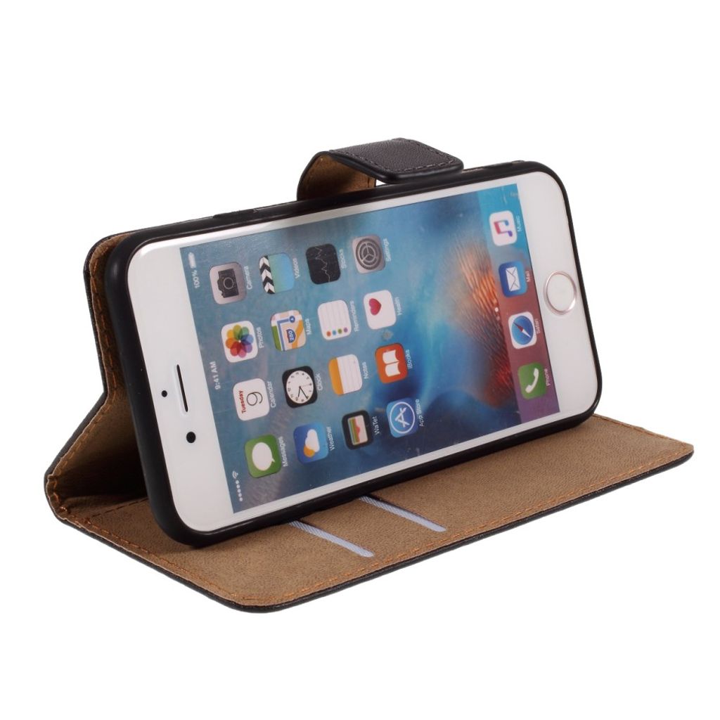 iPhone 6/6s Plånboksfodral - Svart