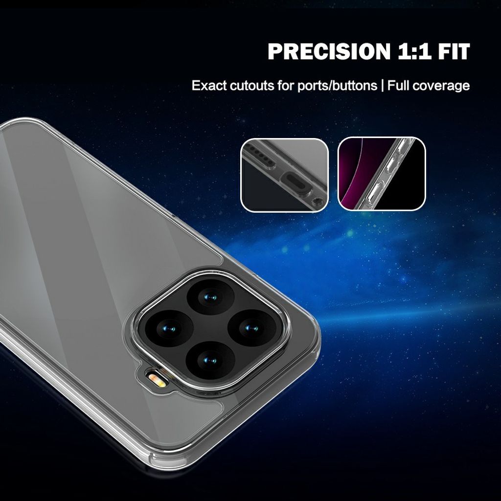 LEREACH Xiaomi 17T Cover med akrylbagsside - Transparent