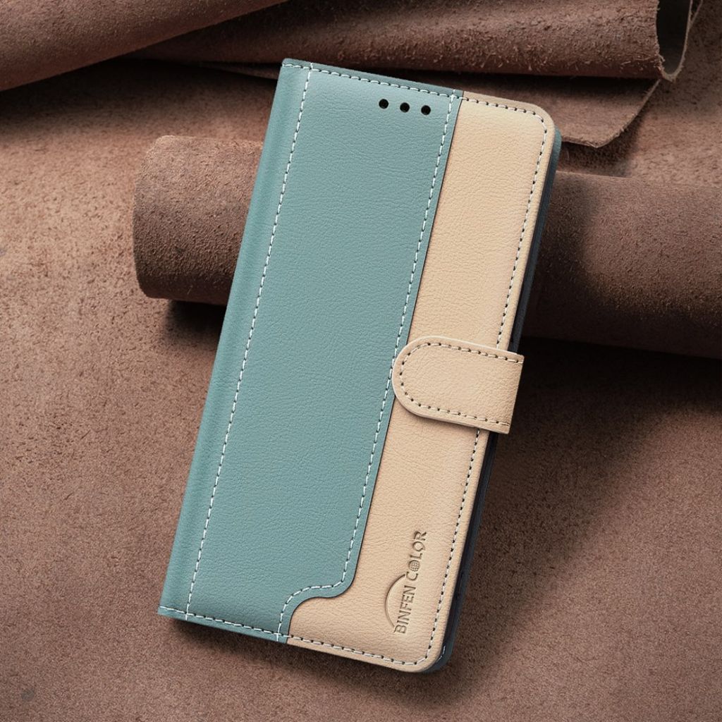 BINFEN COLOR iPhone 17 Pro plånboksfodral – grön