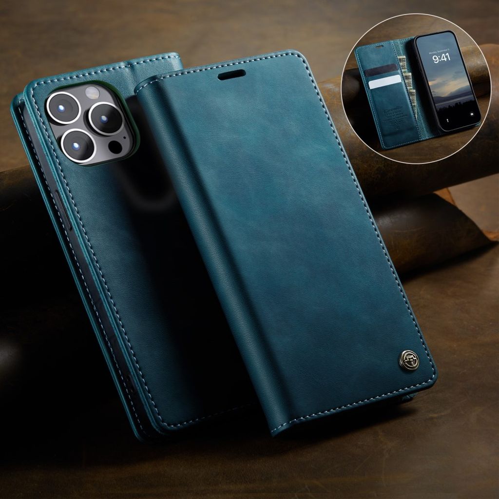 CASEME iPhone 12 Pro Max Kotelo Jalusta - Vihreä