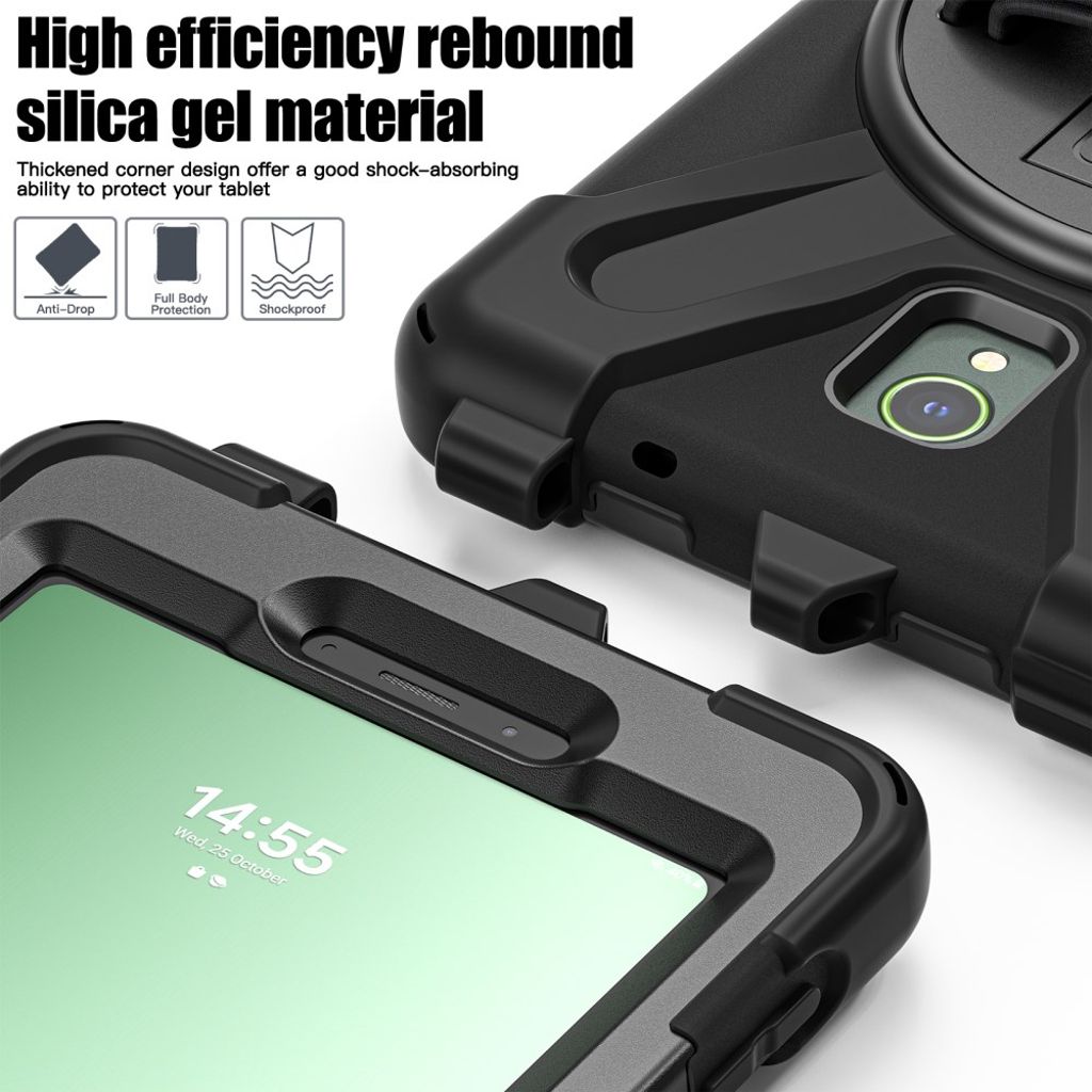 Samsung Galaxy Tab Active5/Active3 Case Kickstand - Black