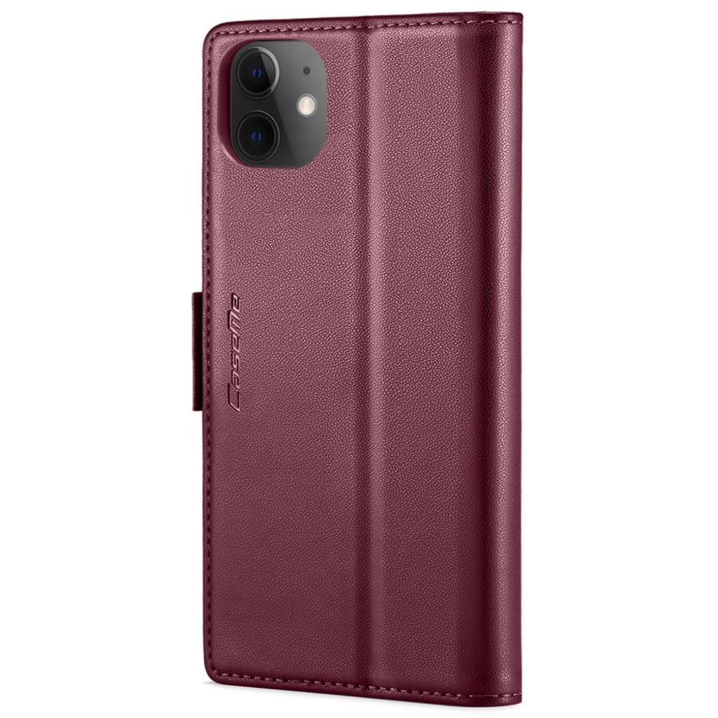 CASEME iPhone 12 / 12 Pro Etui med Kortplads - Rød