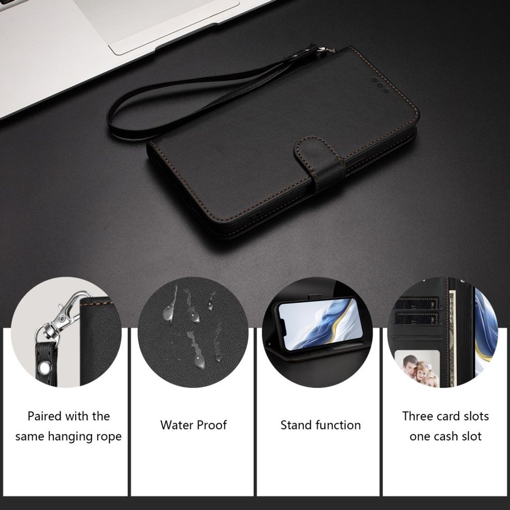 Xiaomi 17T Pro Lompakkokotelo - Musta
