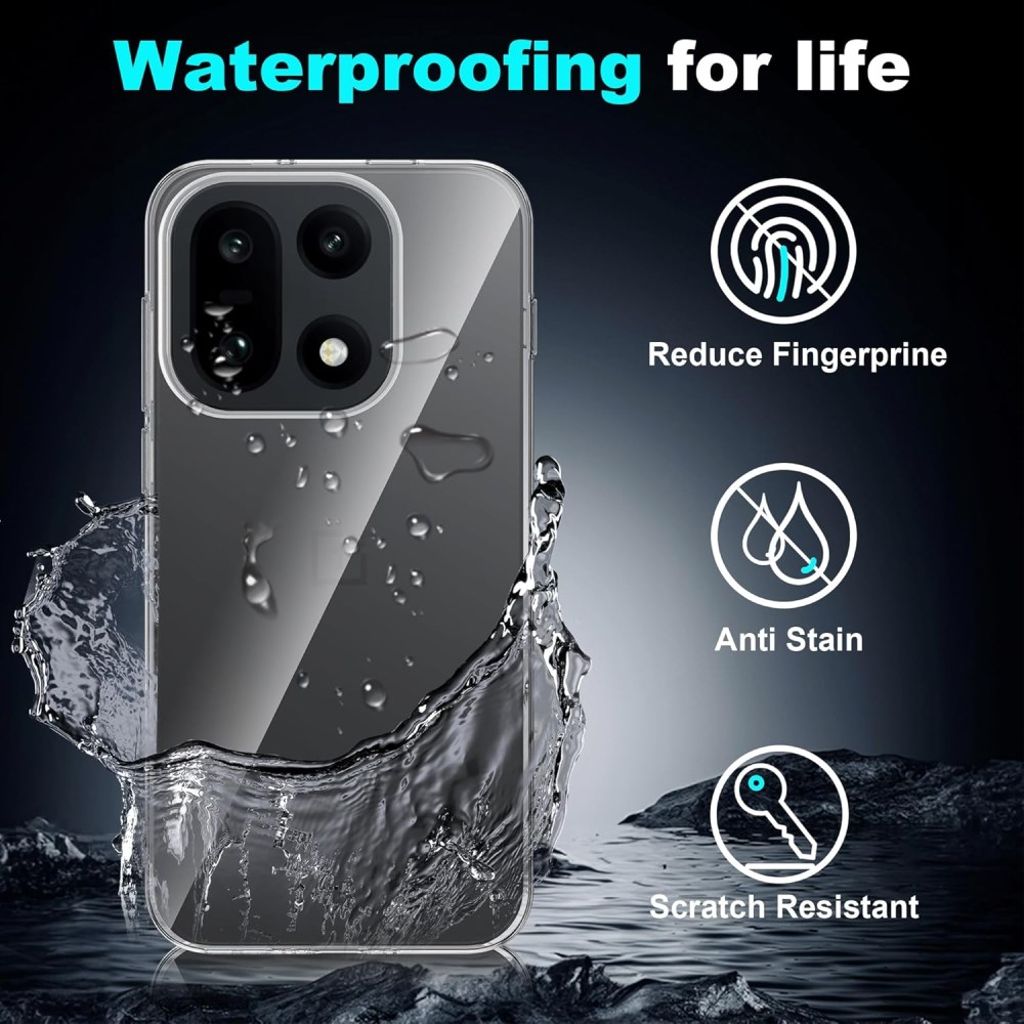 OnePlus 15 5G TPU Cover & 2.5D Skærmbeskyttelse - Gennemsigtig