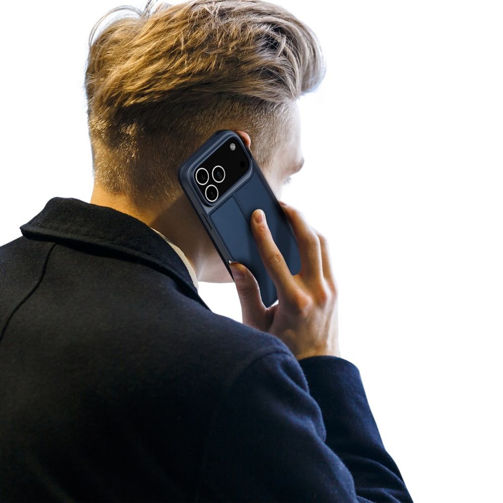 DUX DUCIS iPhone 17 Pro Max Fodral med stativ - Blå