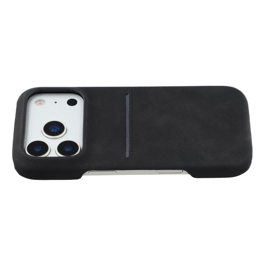 iPhone 18 Pro/17 Pro Kuori korttitaskulla - Musta