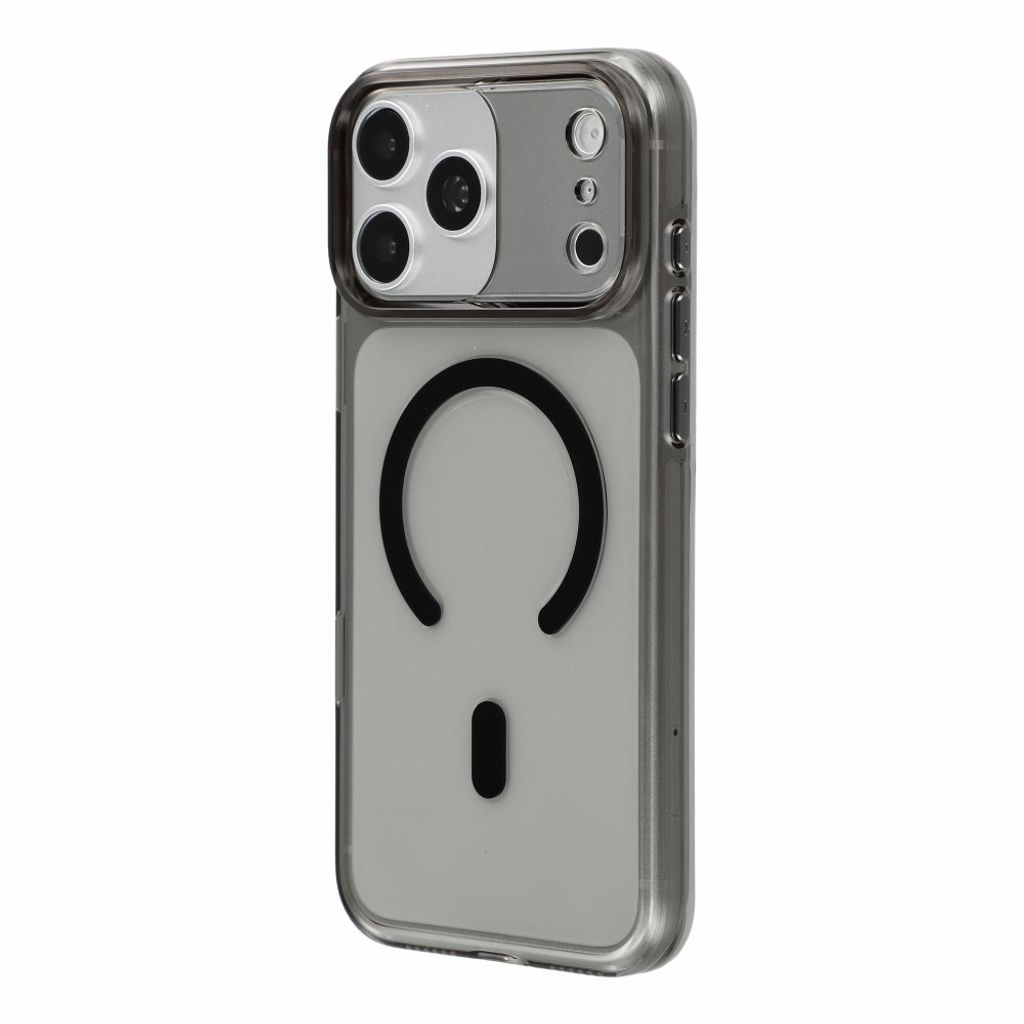 JAUCASE iPhone 18 Pro Max/17 Pro Max MagSafe Kuori - Läpinäkyvä/musta