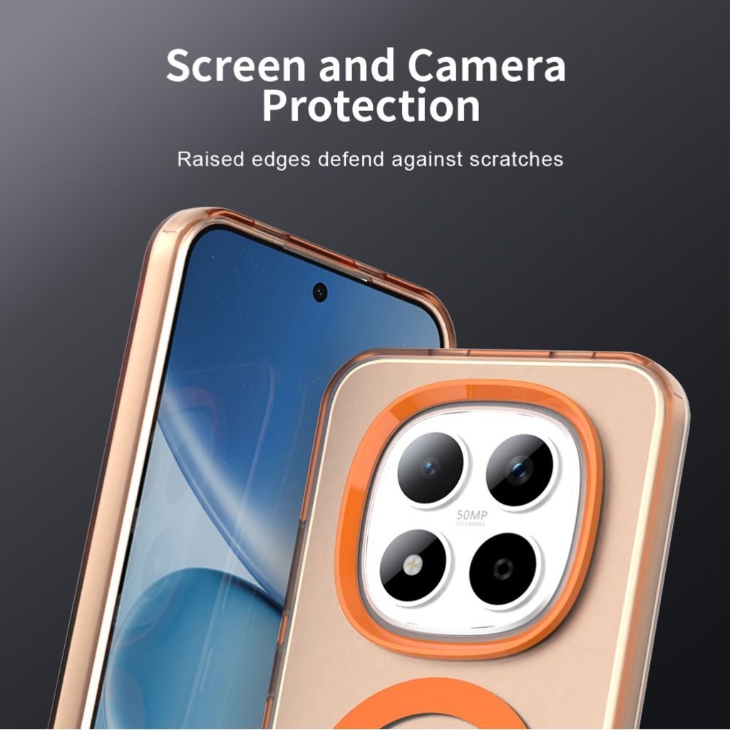 Xiaomi Redmi Note 15 Pro 5G MagSafe kompatibel cover - Orange